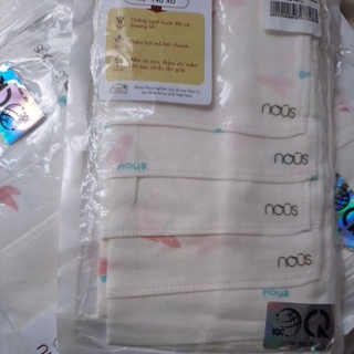 Khăn sữa Nous set/ 5 cái (9 mẫu)
