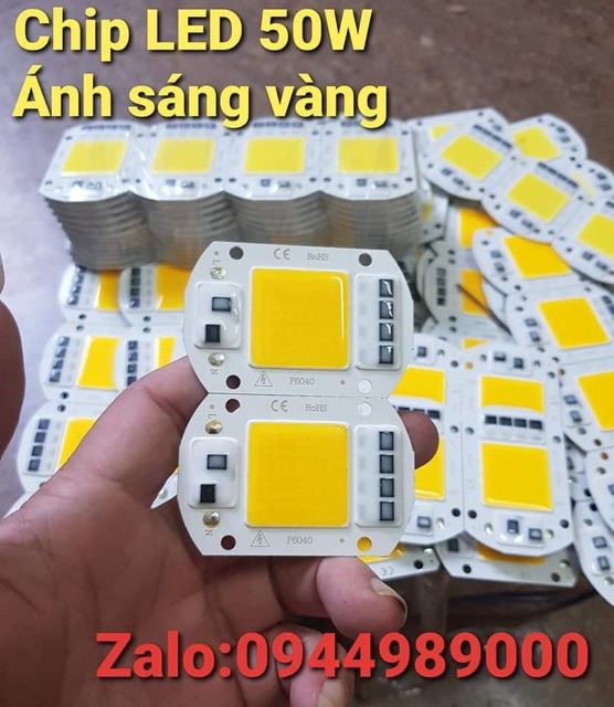 Chip led điện trực tiếp 220V công suất 50W