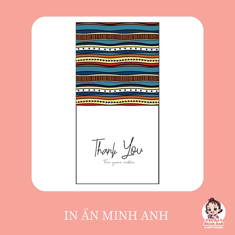 Nhãn dán niêm phong hộp carton, Tem dán túi giấy, sticker có keo dán sẵn,  kích thước 6x3 cm DCDN03 vintage