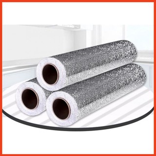 Giấy Dán Bếp Cách Nhiệt - Cuộn Giấy Bạc Dán Bếp Cách Nhiệt Chống Thấm