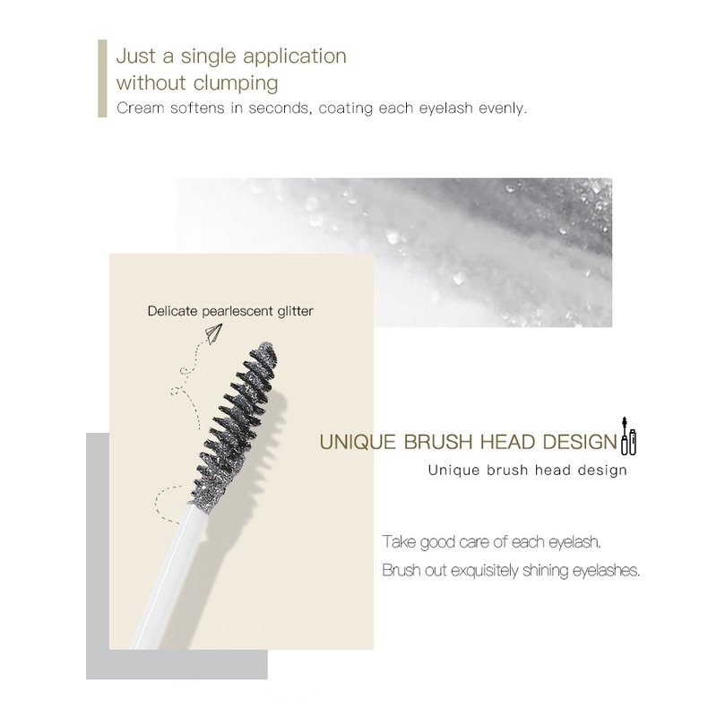 Mascara uốn mi Pudaier thiết kế vỏ kim cương 25.8g