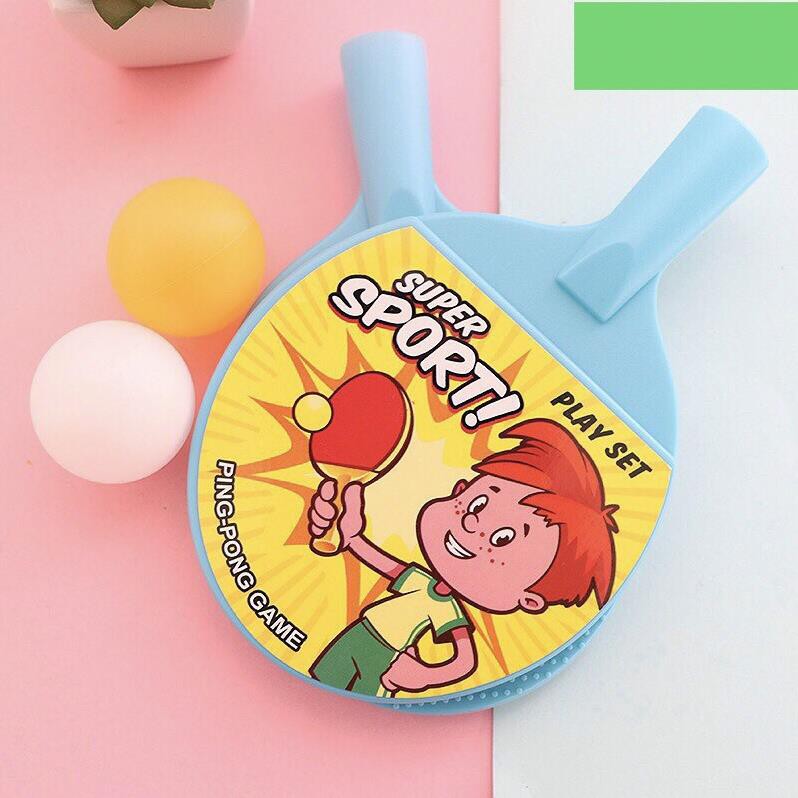 Bộ 2 vợt bóng bàn kèm theo 2 bóng cho bé - Đồ chơi bóng bàn Ping Pong cho bé
