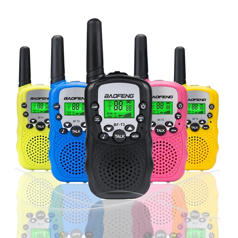 Set 2 Bộ Đàm Mini Uhf Bf-T3 Baofeng Frs T3 Cho Trẻ Em