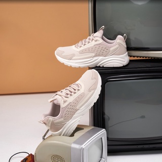 [Tebu Xtep] Giày Thể Thao Màu Be Nhạt Thoải Mái Đơn Giản Phong Cách Retro 2022 Mới Millennium Dễ Phối Đồ Cho Nữ