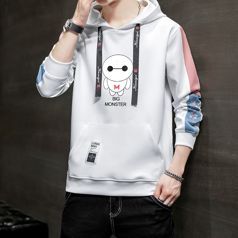 Áo Hoodie in hình hoạt hình ngộ nghĩnh cho nam | BigBuy360 - bigbuy360.vn