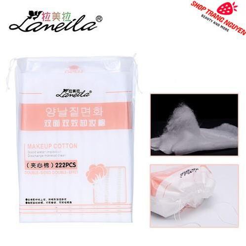 Bông tẩy trang Lameila nội địa Trung - Đủ loại - Lameila 1000 miếng, Lameila 222 miếng và Lameila 50 miếng