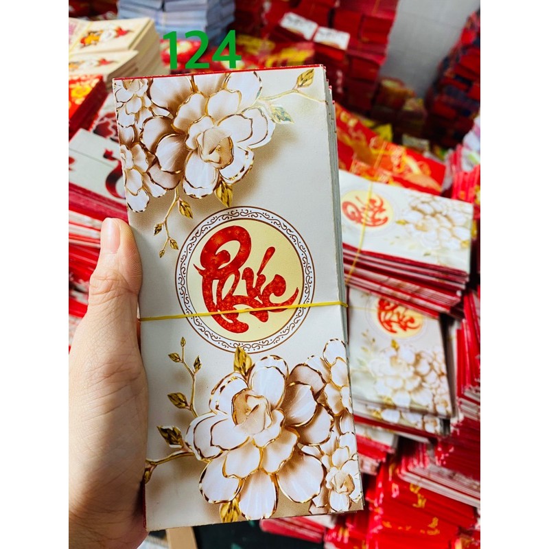 50 bao lì xì phúc lộc thọ cực đẹp, bao lì xì 2024