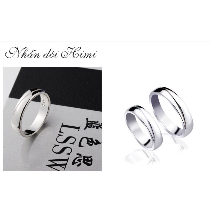 Nhẫn Nam Bạc Hiểu Minh NA449 Bạc Ta Bảo Hành Vĩnh Viễn Bảo Hành Vĩnh Viễn