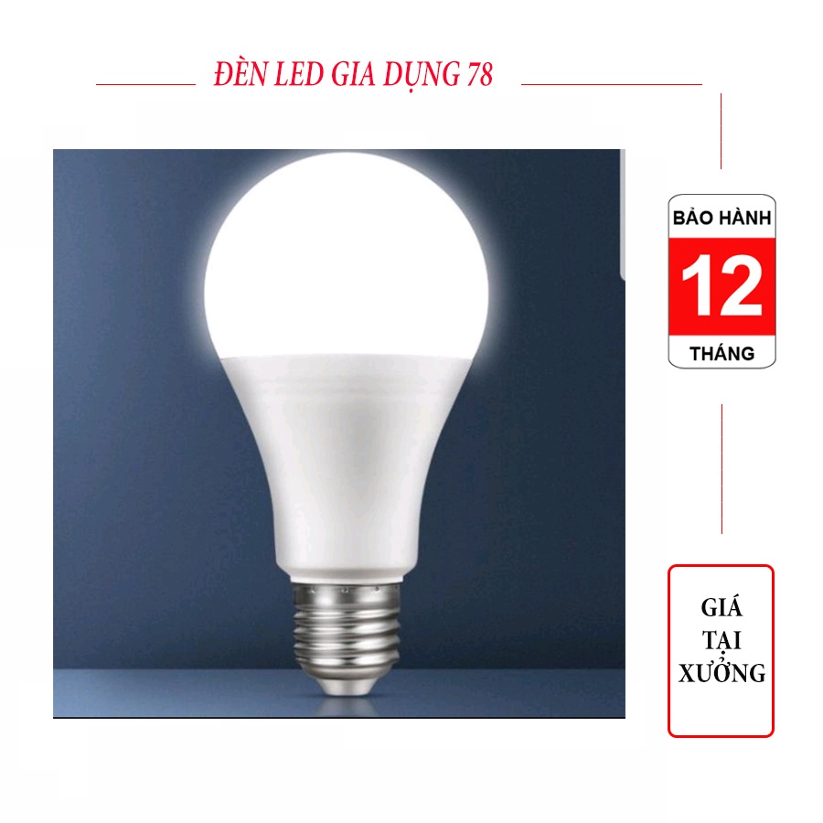 Bóng Đèn Led 5W Kín Nước, Bóng Búp Led Trang Trí Ngoài Trời