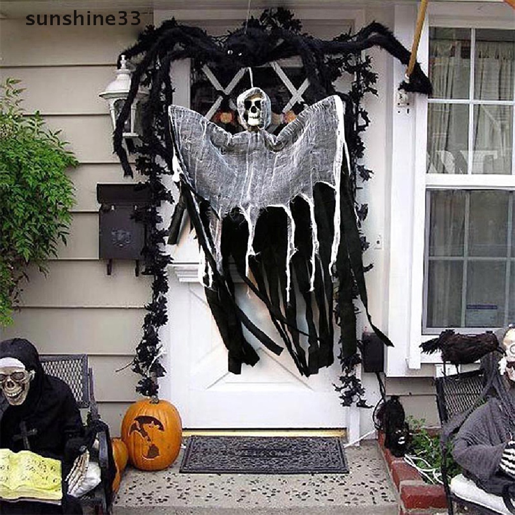 Đầu Lâu Ma Trang Trí Halloween Kinh Dị