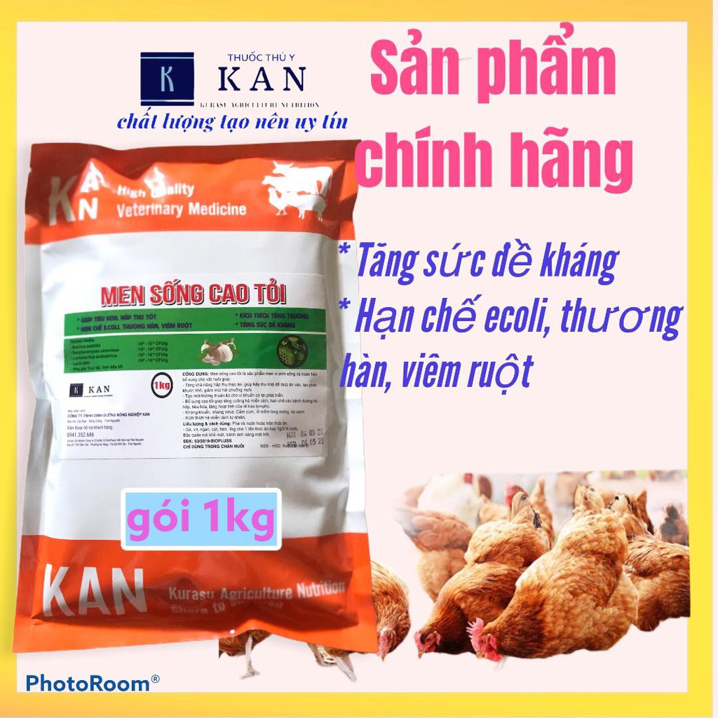 Men tiêu hóa cao tỏi giúp gia súc, gia cầm khô phân, tăng cường đề kháng, hạn chế tiêu chảy gói 1kg