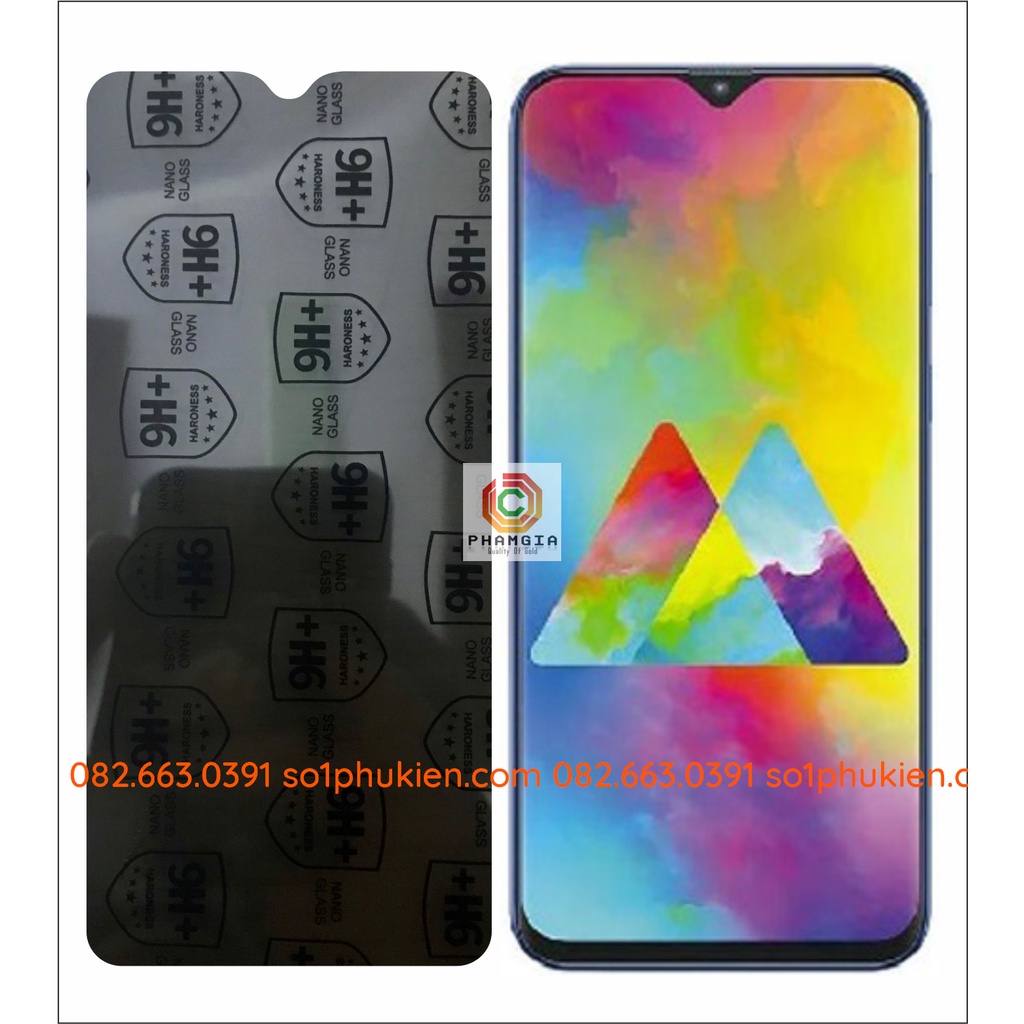 Dán cường lực chống nhìn trộm Samsung M10 / M10S / M20 / M20S / M30 / M30S / M31 Dẻo nano
