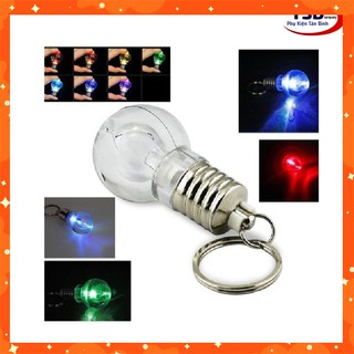 Móc Khóa Bóng Đèn Led Đổi Màu Mini