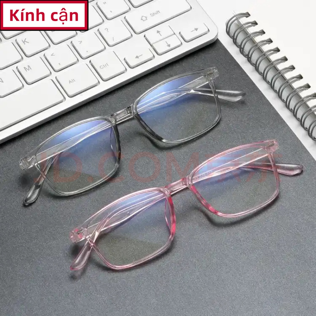 Kính cận hot nhất 2022, tròng TR90 đập không méo bẻ không vỡ, chống bức xạ ánh sáng xanh mã H806.2