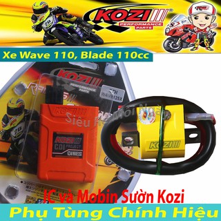 Combo IC và Mobin Sườn Kozi độ mở tua Wave A 2017