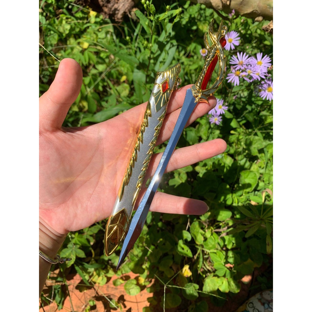 [ Tặng đế ][ 22cm ] Móc khóa hợp kim Thiên sứ Thánh Thiên Nhận Tuyết mẫu 2  - ĐLĐL - Baystore