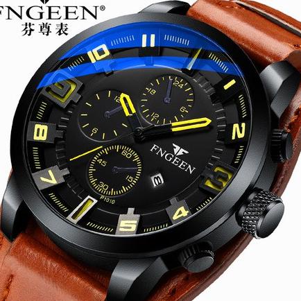 FNGEEN Đồng Hồ Nam Nhập Khẩu Fngeeen JAM007B7 Brown Guys Chính Hãng PARIS Hàn Quốc