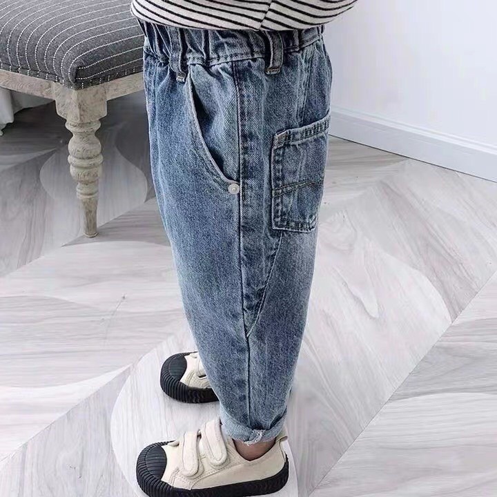 Quần Jean Trẻ Em Quần Bò Cho Bé Trai Và Bé Gái Từ 8Kg Đến 32Kg Mặc Đi Chơi Đi Học Thời Trang Trẻ Em Tin Store