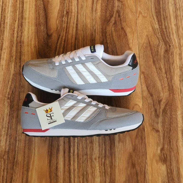 ✨🆕 Giày Thể Thao Adidas Neo City Racer Màu Trắng Xám Chất Lượng Cao ⭐Sau khi ngay lập tức⭐