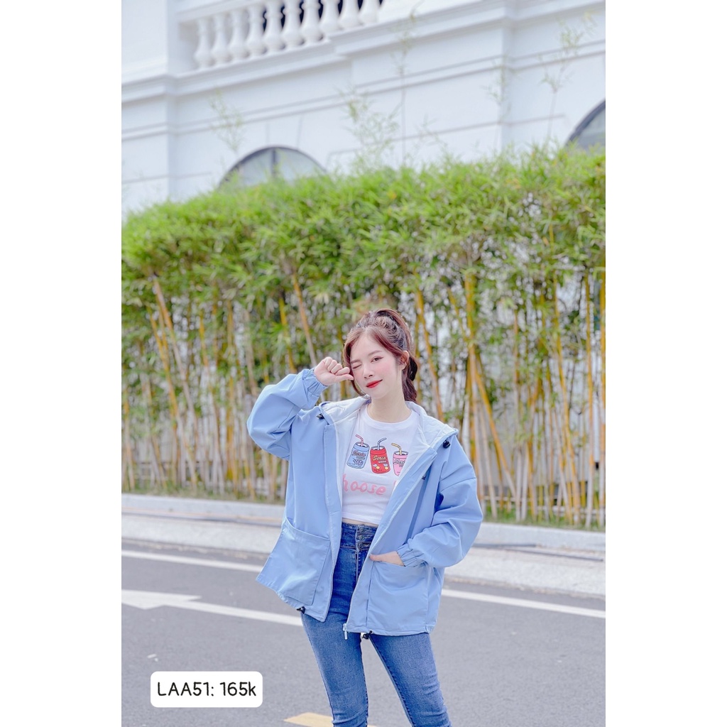 (Mẫu mới- Freeship) Áo khoác kaki 2 túi rời_LAA51