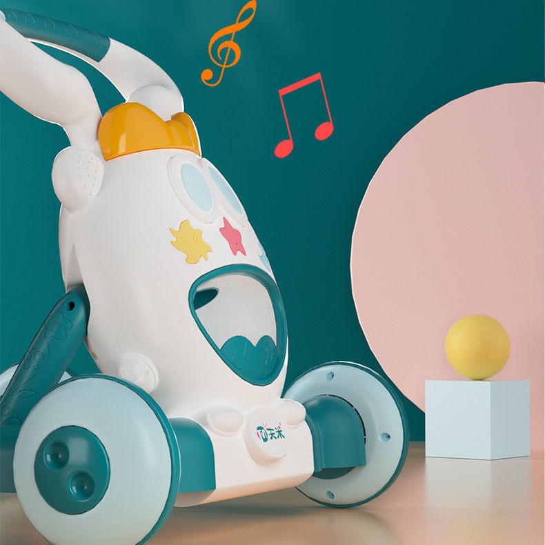 Xe tập đi cho bé ,xe đẩy cho bé tập đi chống lật đa năng có trò chơi có nhạc.