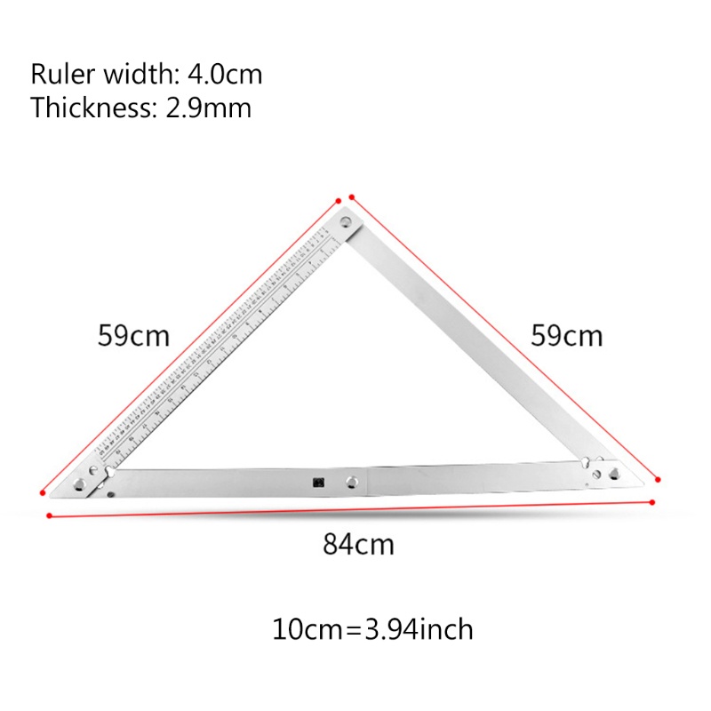 Thước Đo Góc Đa Năng Bằng Hợp Kim Nhôm Cao Cấp
