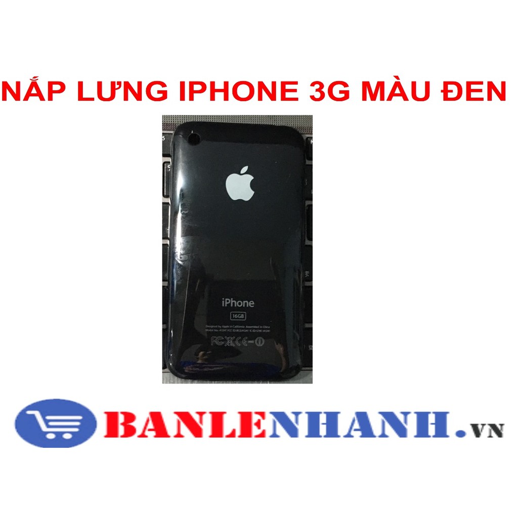 NẮP LƯNG IPHONE 3G MÀU ĐEN