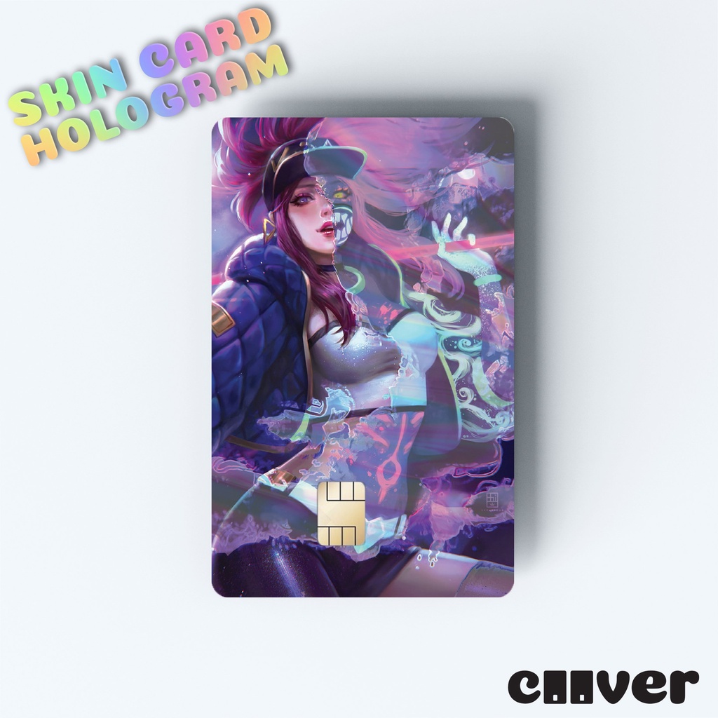 Akali KDA - Hologram – Miếng dán thẻ ngân hàng/thẻ ATM COOVER