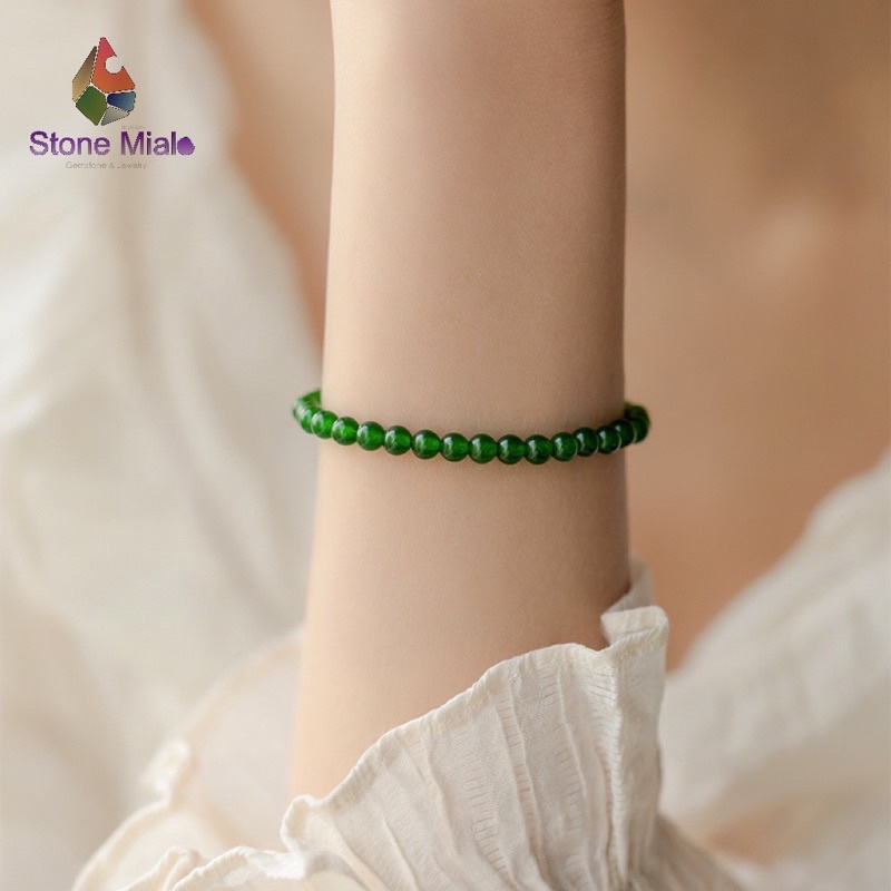 Vòng đeo tay Diopside cho mệnh Mộc Hoả