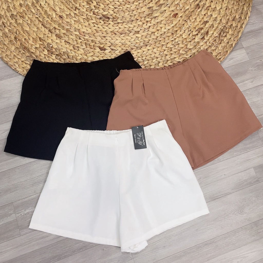 Set Bộ Áo Sơ Mi Kiểu Lệch Tà Quần Short Ống Rộng Lưng Cao Bigsize Chất Vải Cao Cấp Mềm Mịn Phom Rộng Tôn Dáng MÃ SET2