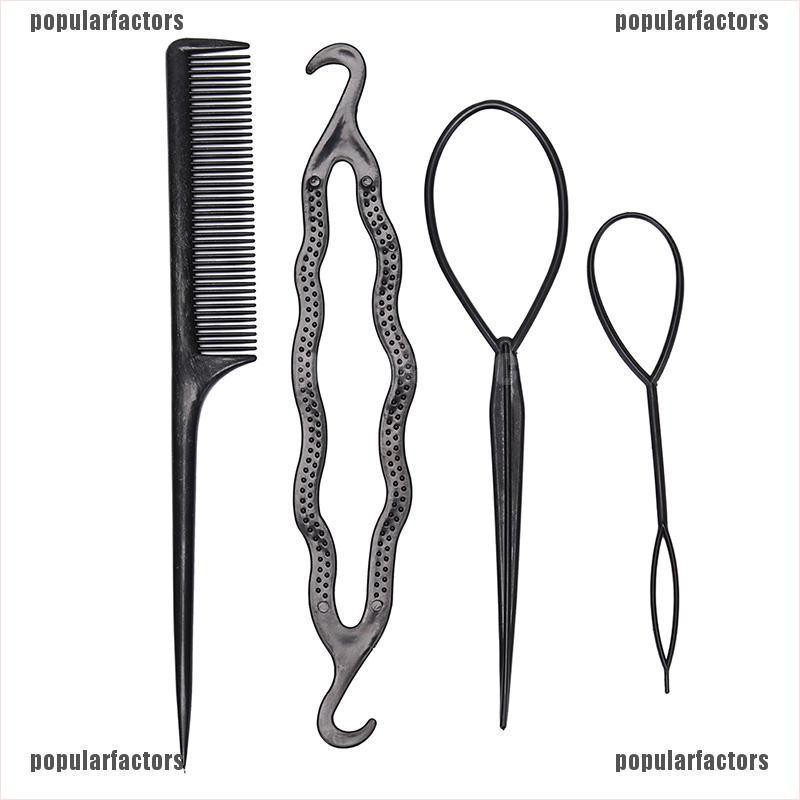 Bộ 4 Dụng Cụ Tạo Kiểu Tóc Thời Trang