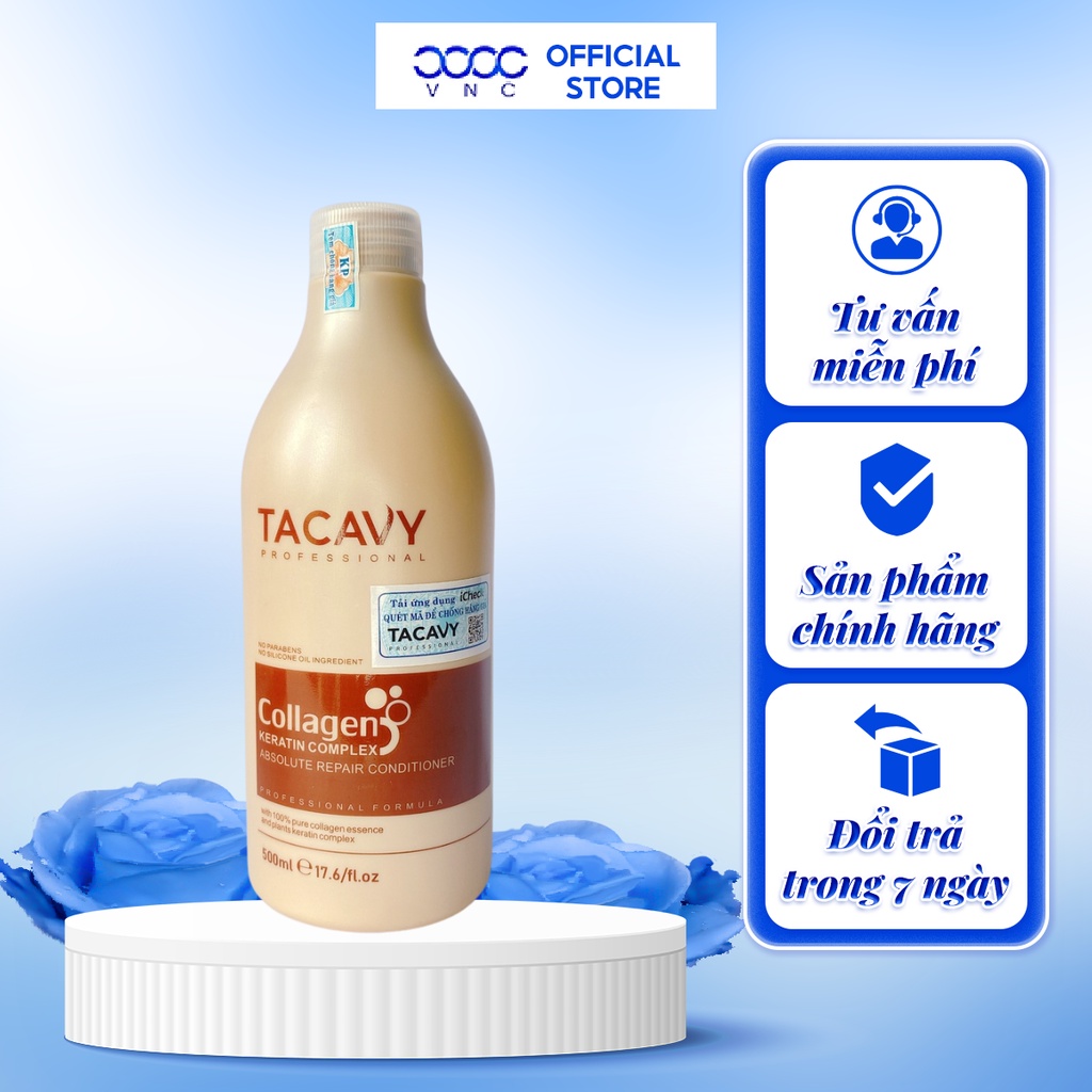 Dầu Xả TACAVY ABSOLUT REPAIR CONDITIONER Siêu Phục Hồi Tóc Hư Tổn Lấy Lại Độ Đàn Hồi Giúp Tóc Chắc Khỏe Mềm Mượt