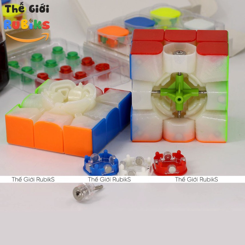 Rubik Valk 3 ELITE M 3x3 Có Sẵn Nam Châm Stikerless / Black