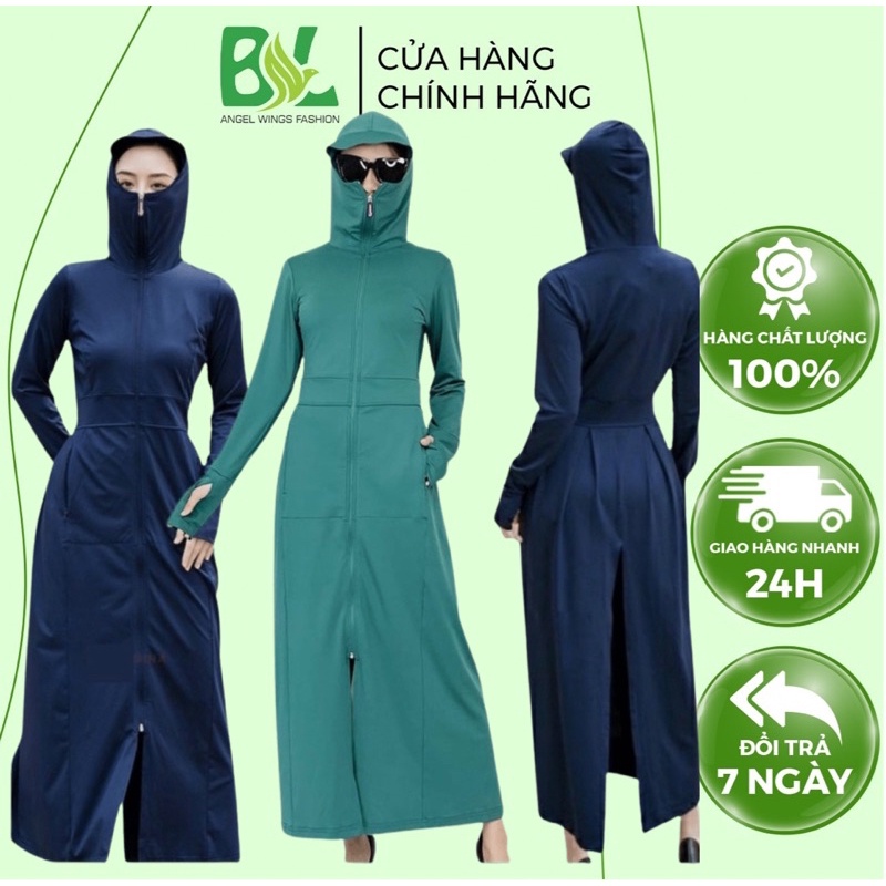 Áo Chống Nắng Toàn Thân 2 Lớp BL Fashion Sườn Pha Lưới Chất Liệu Thông Khí Thoáng Mát | BigBuy360 - bigbuy360.vn