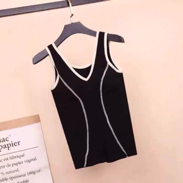 SIÊU ĐẸP - ÁO BA LỖ THUN GÂN COTTON CHIẾT EO HÀN QUỐC (TÚI ZIP XỊN)