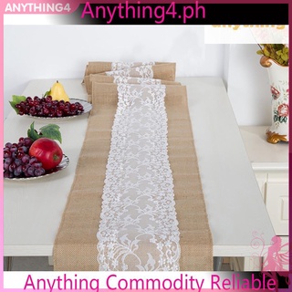 Khăn trải bàn phối ren phong cách vintage