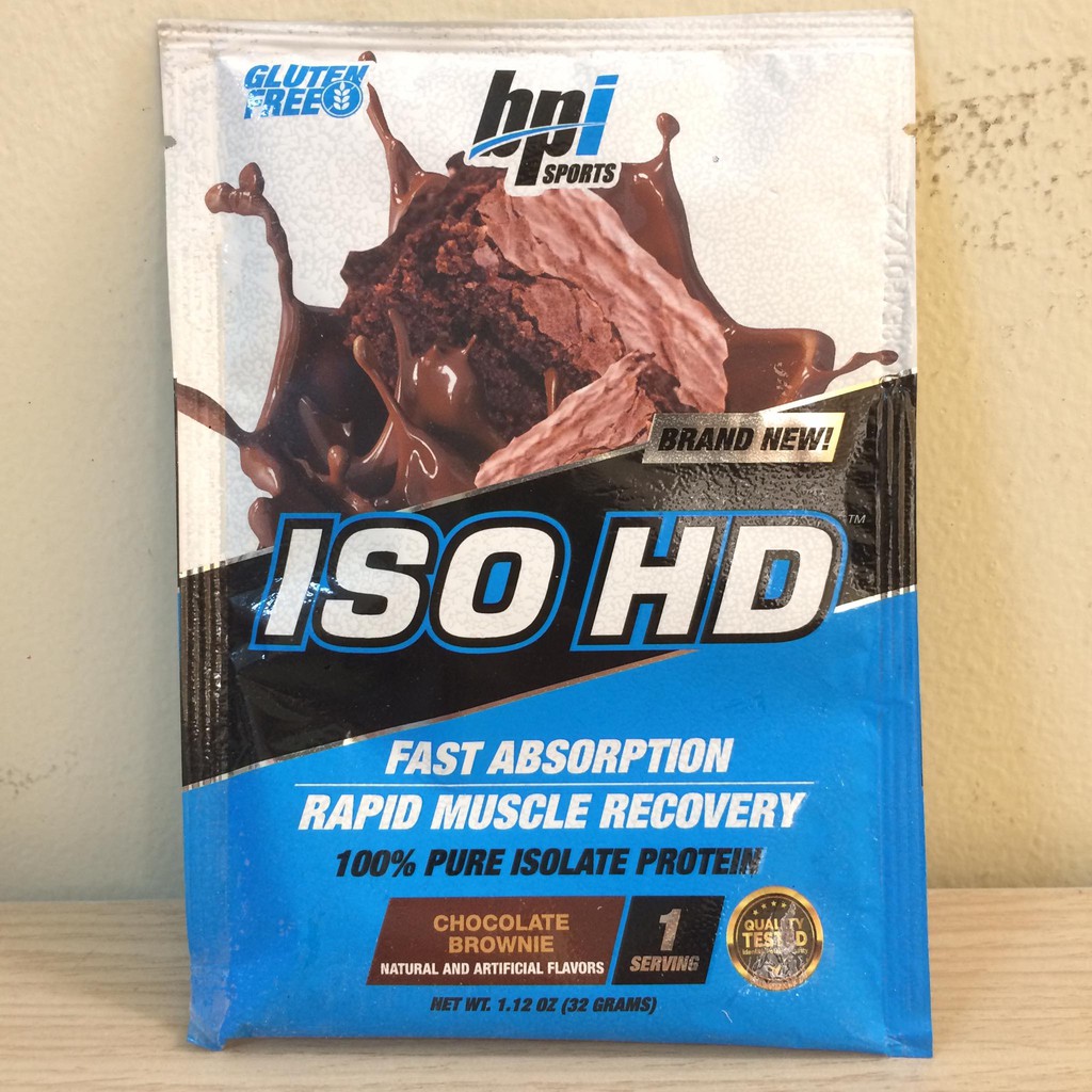 COMBO 10 GÓI ISO HD | Mẫu Gói Dùng Thử 1 Lần Sample ISO HD - Chính Hãng - Muscle Fitness