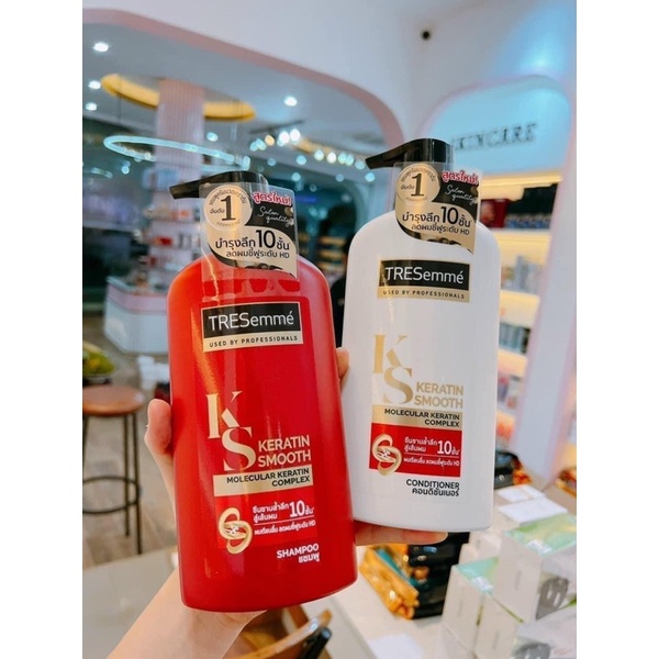Cặp gội + xả tóc Tresemme Thái Lan 425ml