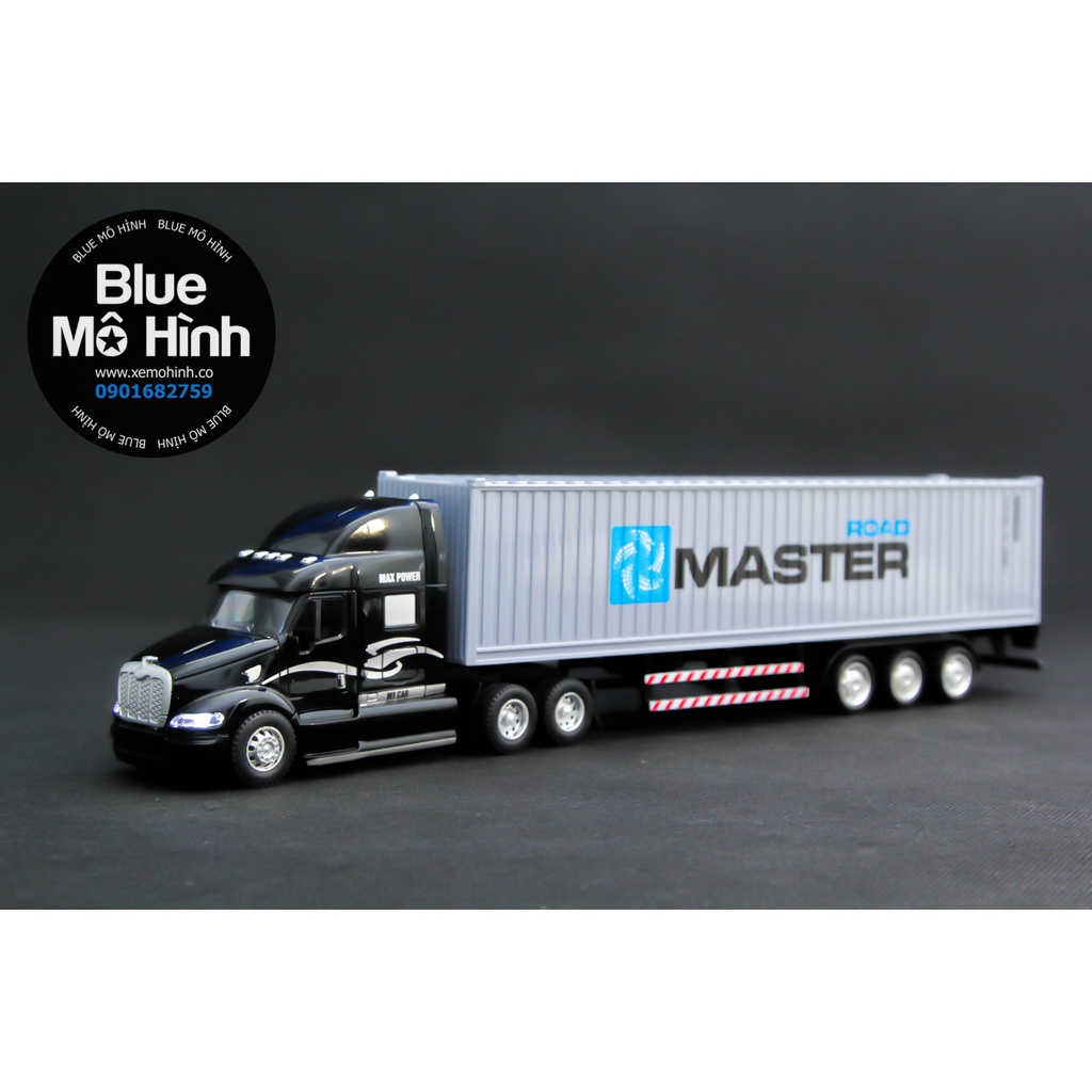 Xe mô hình đầu kéo container đầu xe bằng kim loại - Đầu dài