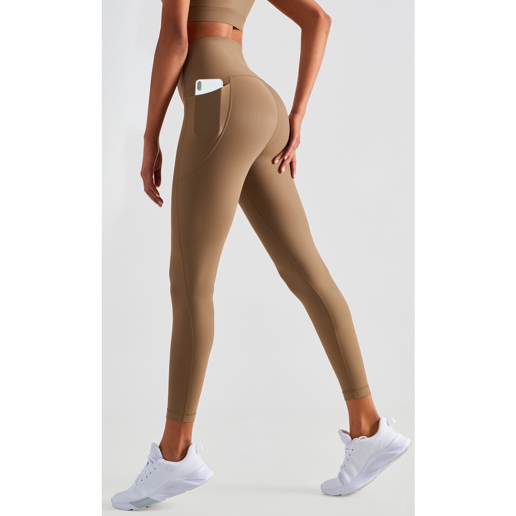 Quần Legging Thể Thao Lưng Cao Năng Động Thời Trang Dành Cho Nữ