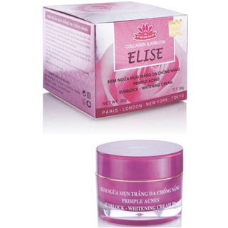 Kem Elise mụn trắng da chống nắng 30g