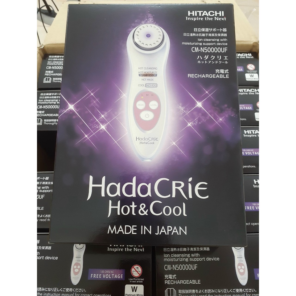 [CAO CẤP] Máy massage mặt Hitachi Hada Crie N5000 - BH 12 tháng