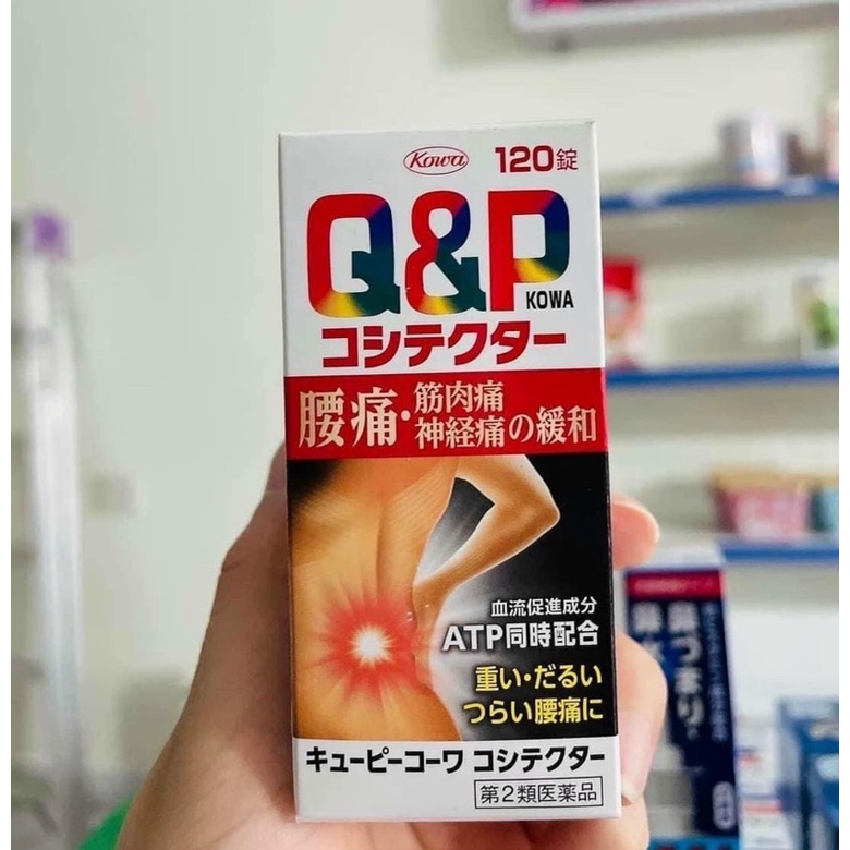 Viên uống  cải thiện đau lưng Q&P QP kowa Nhật Bản 60/120 viên hàng chính hãng bn