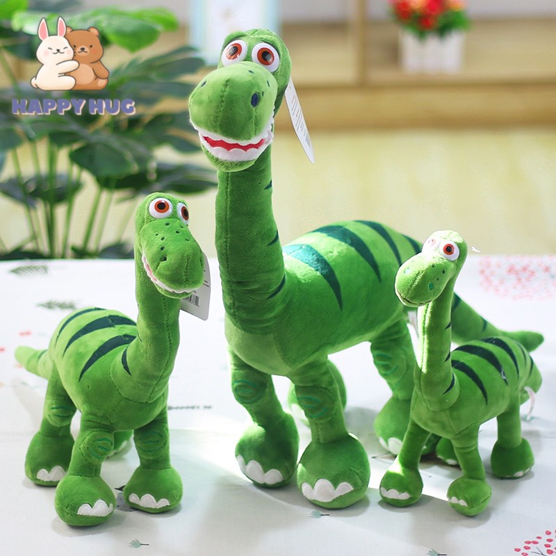 Thú bông khủng long xanh lá siêu đẹp, vỏ nhung mịn cao cấp - Happy Hug