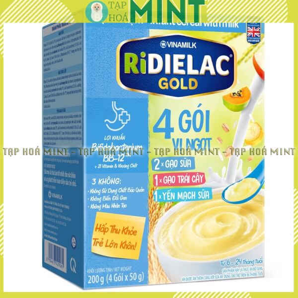 Bột ăn dặm Ridielac Vinamilk đủ vị cho bé từ 6m - Tạp hoá mint