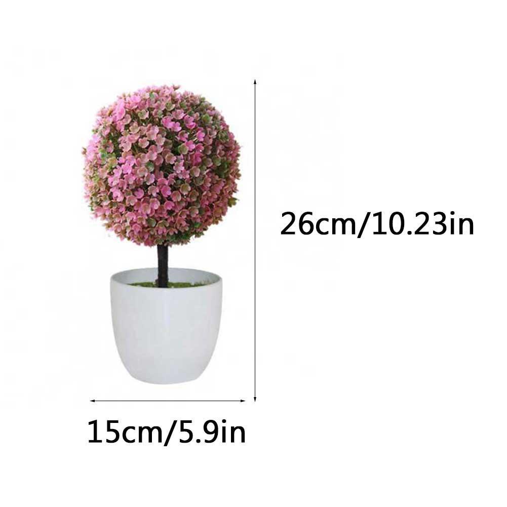 Chậu Hoa Nhân Tạo Hình Quả Cầu Tuyết Z6M1