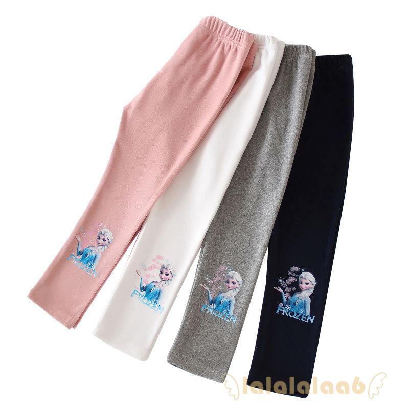 Quần Legging Hoạ Tiết Hoạt Hình Laa6 Cho Bé Gái