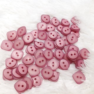 Cúc áo sơ mi vuông nút khuy đính kết trang trí trang phục