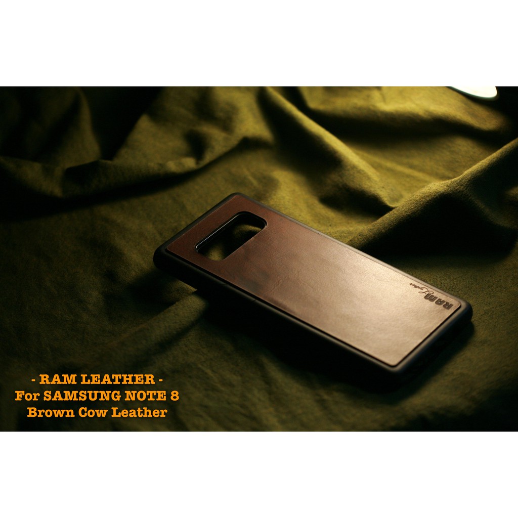 Ốp Lưng Da Bò Chống Sốc Cho Samsung Note 8 RAM Leather