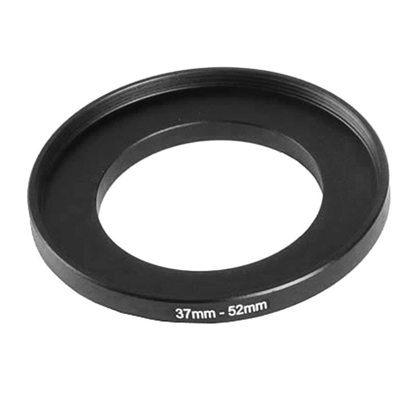 37mm-52mm 37-52 mm 37 to 52 Step Up Lens Ring Adapter Filter Metal Black